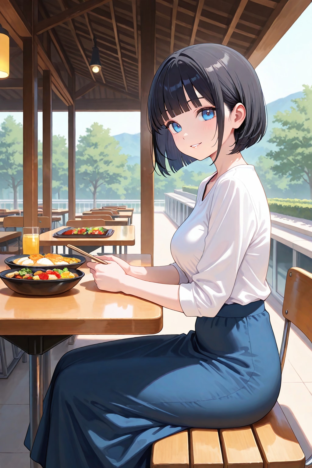 黒髪栞さん
