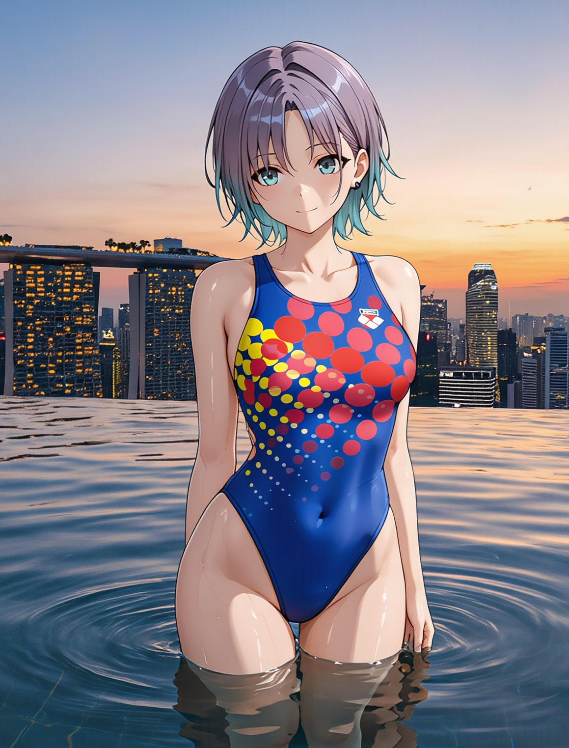 浅倉透の競泳水着姿詰め合わせ　第1弾