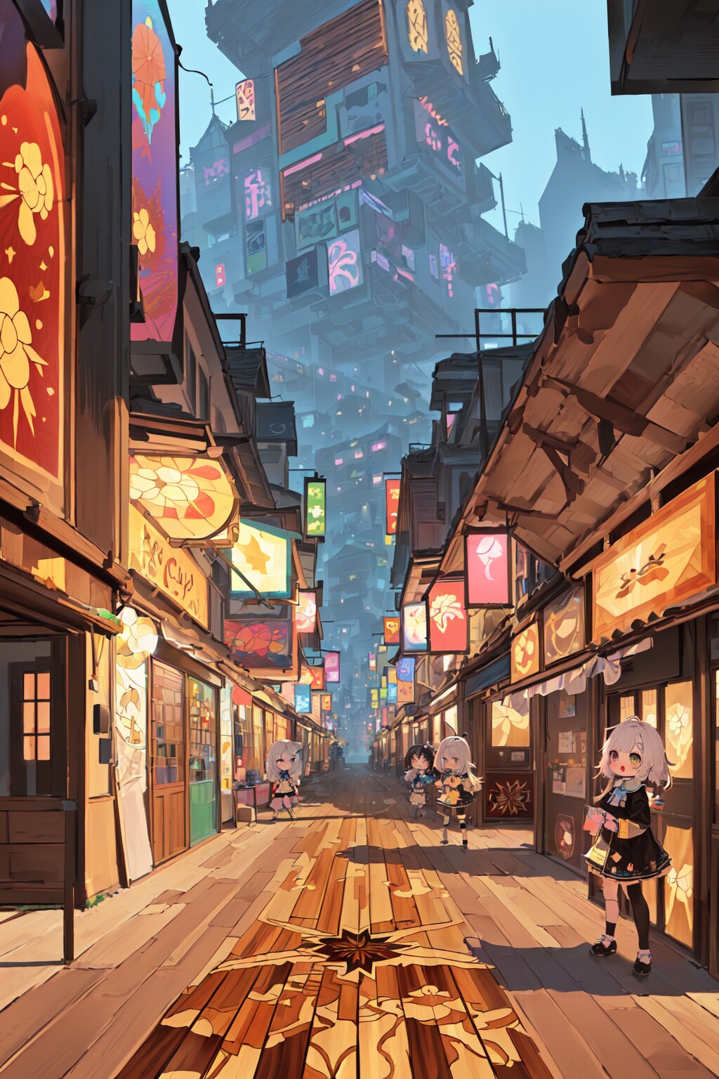 寄木の街