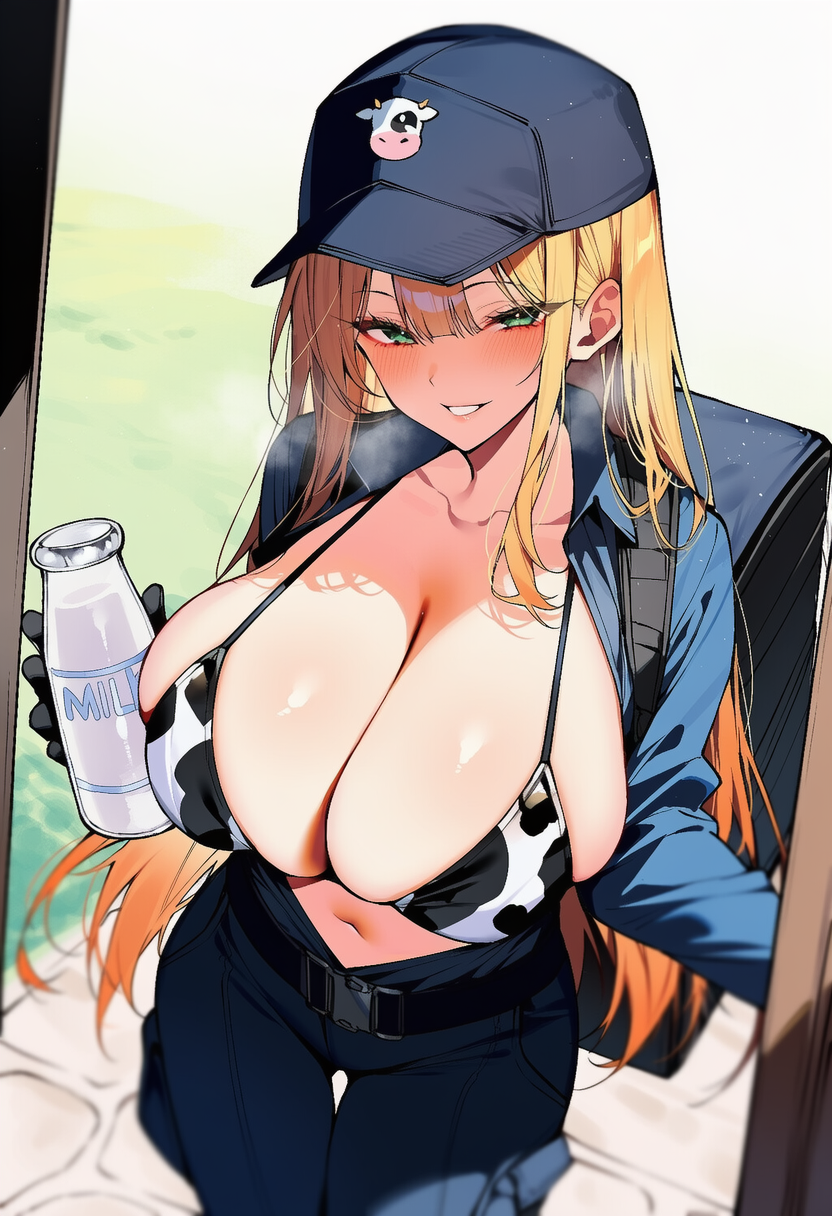牛柄ビキニデリバリーギャル