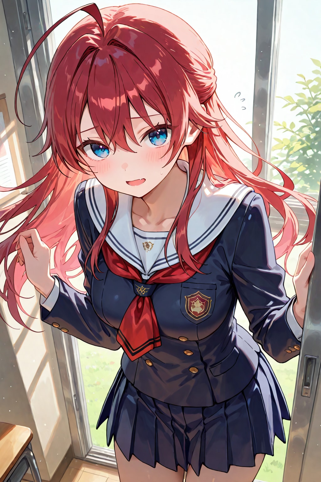 赤い髪の女の子