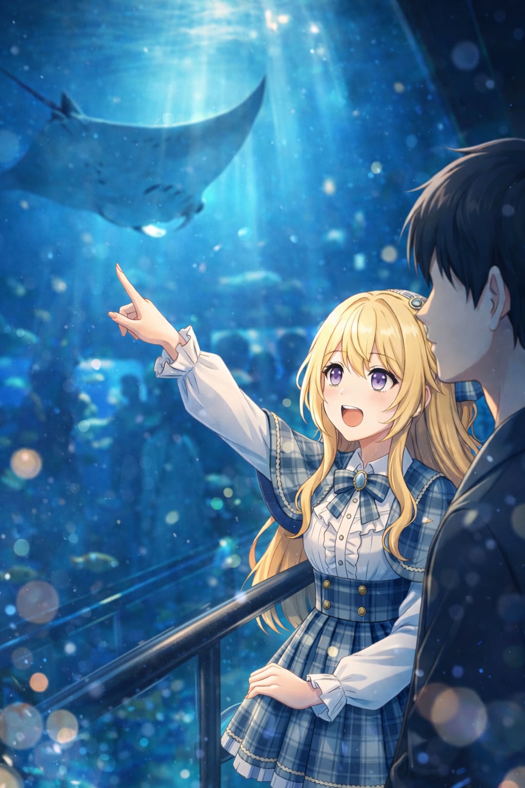 水族館で、全部持っていかれた。 | の人気AIイラスト・グラビア