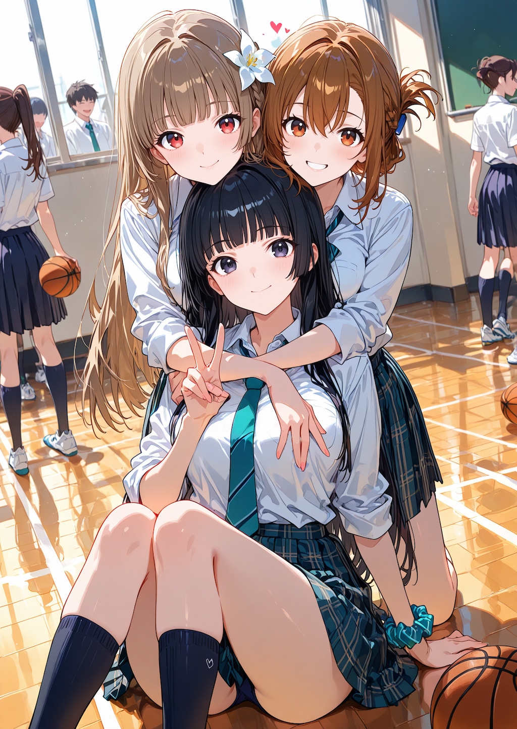 特別3ショット（あやかほとクラスメイト）