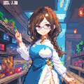 冒険者ギルドのりえさん　ドット絵時代のRPG風 4枚目