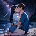 満天の星空の下で(モデル：早乙女さくら) 2枚目