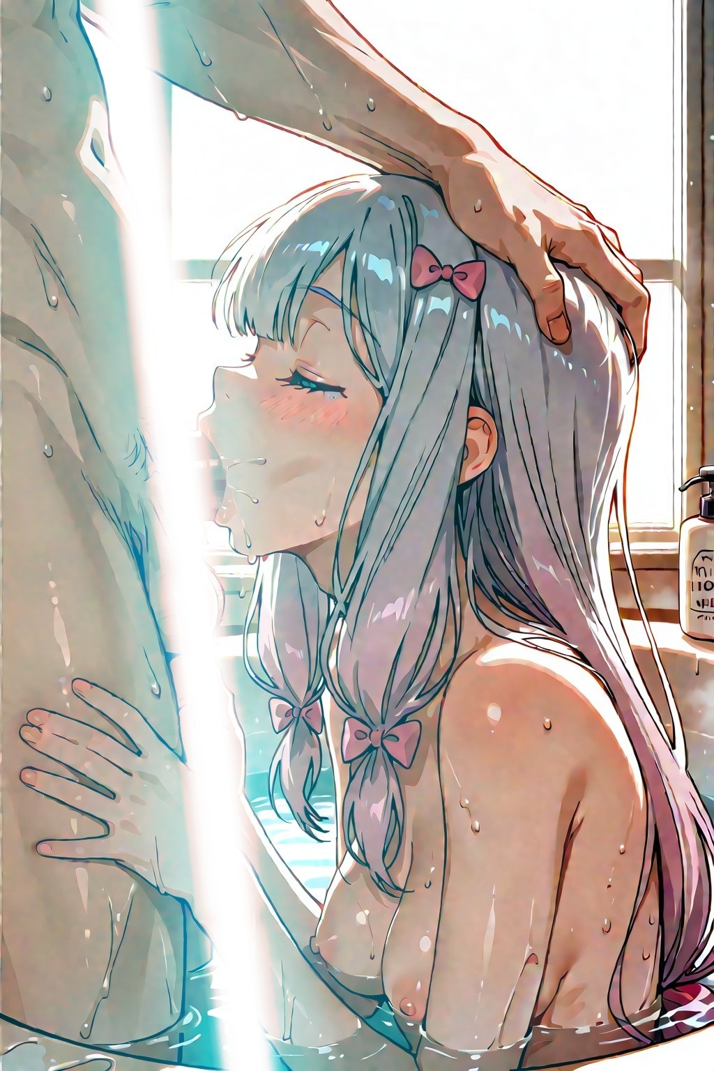 エロマンガ先生（和泉紗霧）とお風呂エッチ④