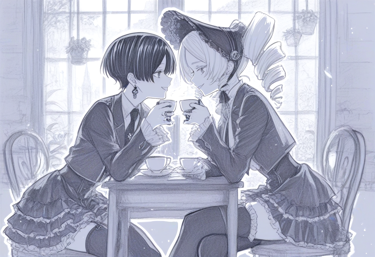 Catch up over tea | の人気AIイラスト・グラビア
