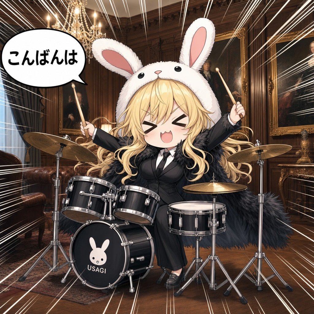 ウサドラムとエリザベス