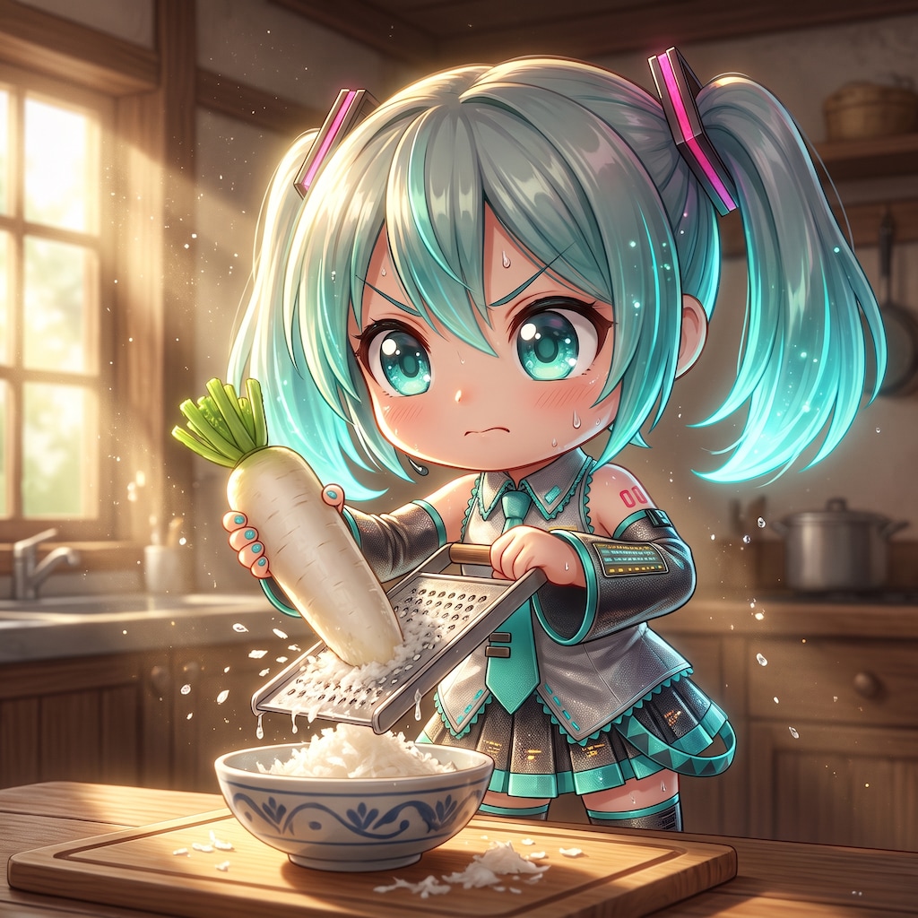 大根おろすミクちゃん