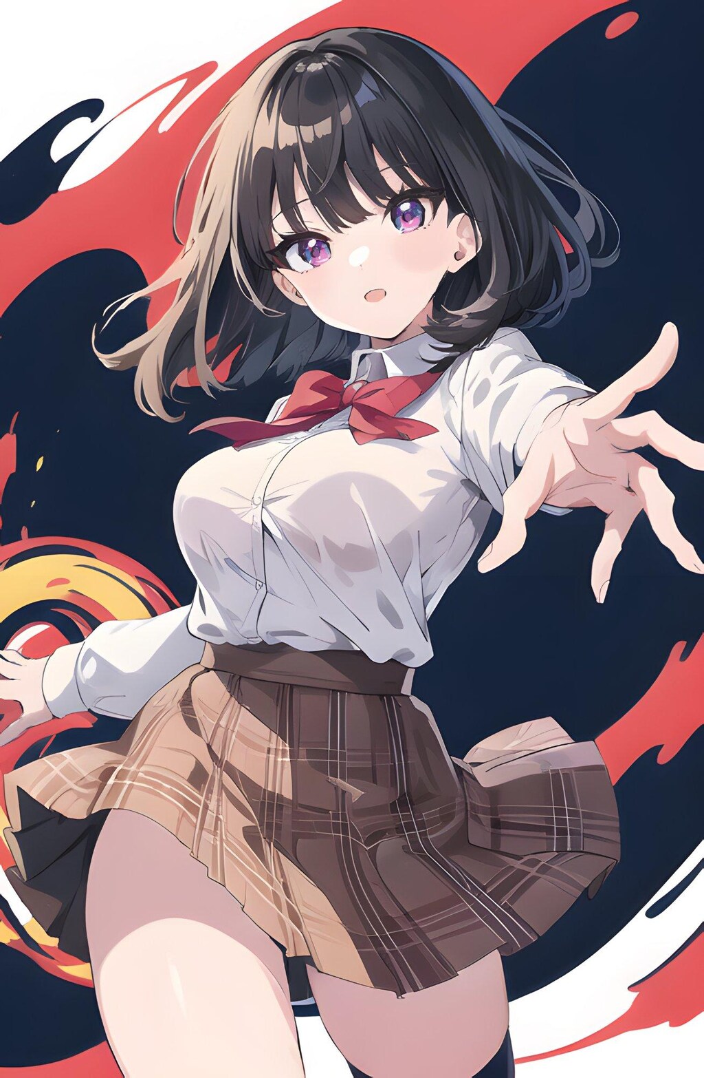 女の子と手