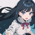女の子と手 3枚目