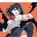 女の子と手 2枚目