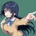 女の子と手 9枚目
