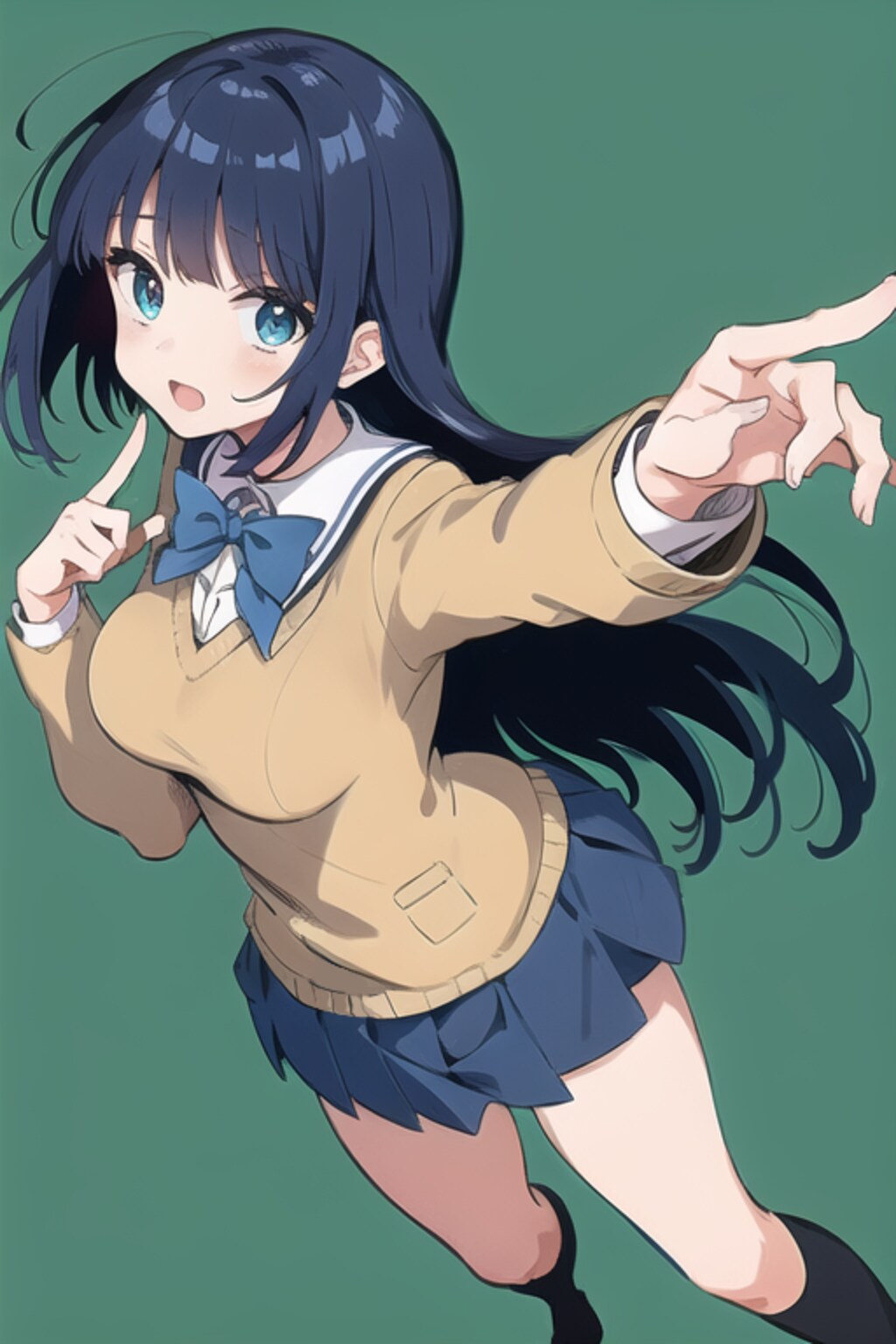女の子と手