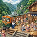 猫又駅 3枚目