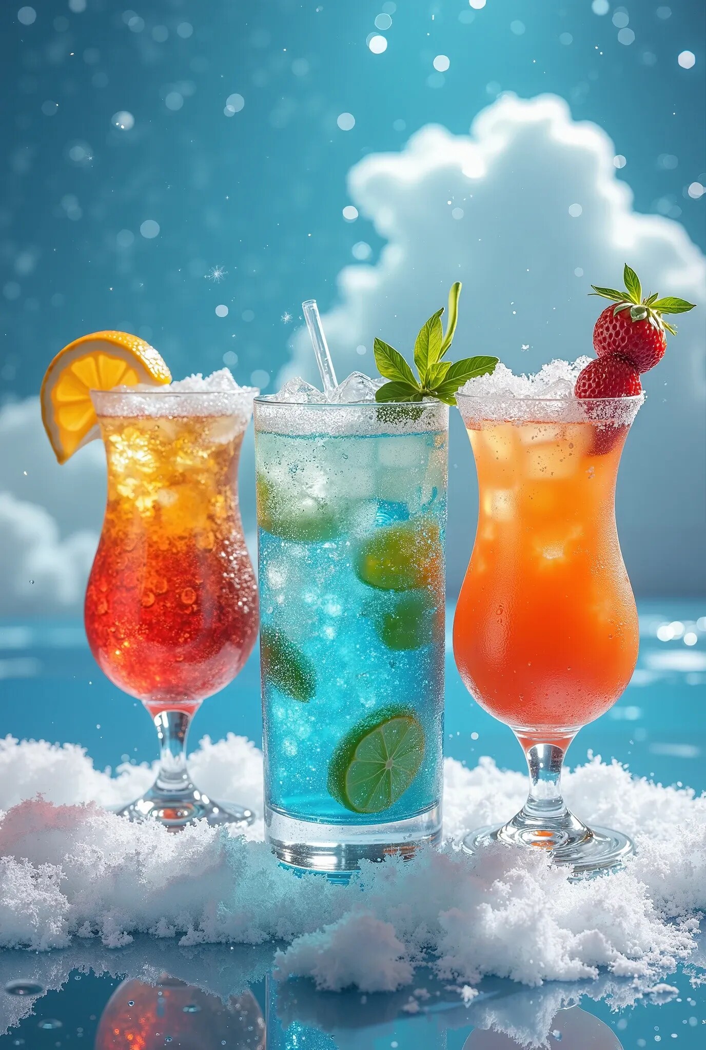 冷た〜い飲み物 | の人気AIイラスト・グラビア