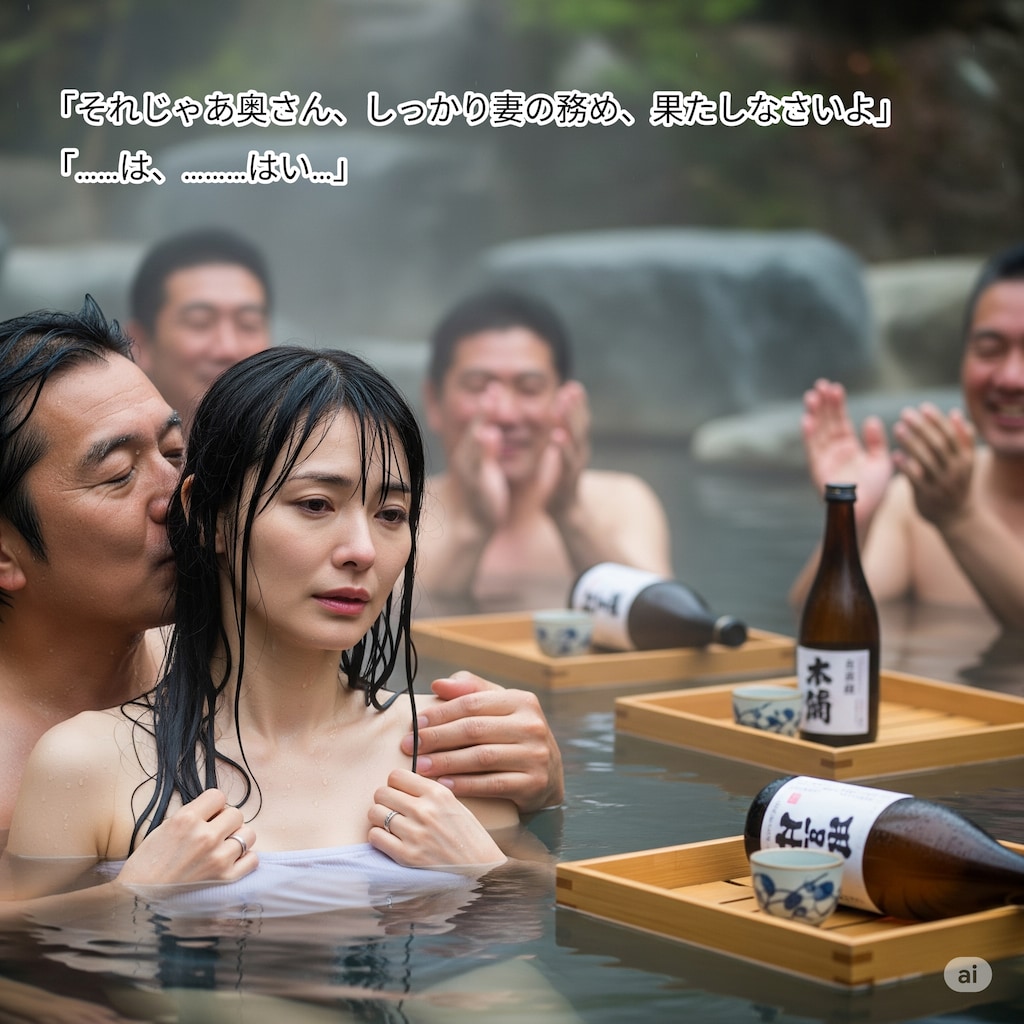 旦那の不始末を身体で償う人妻②