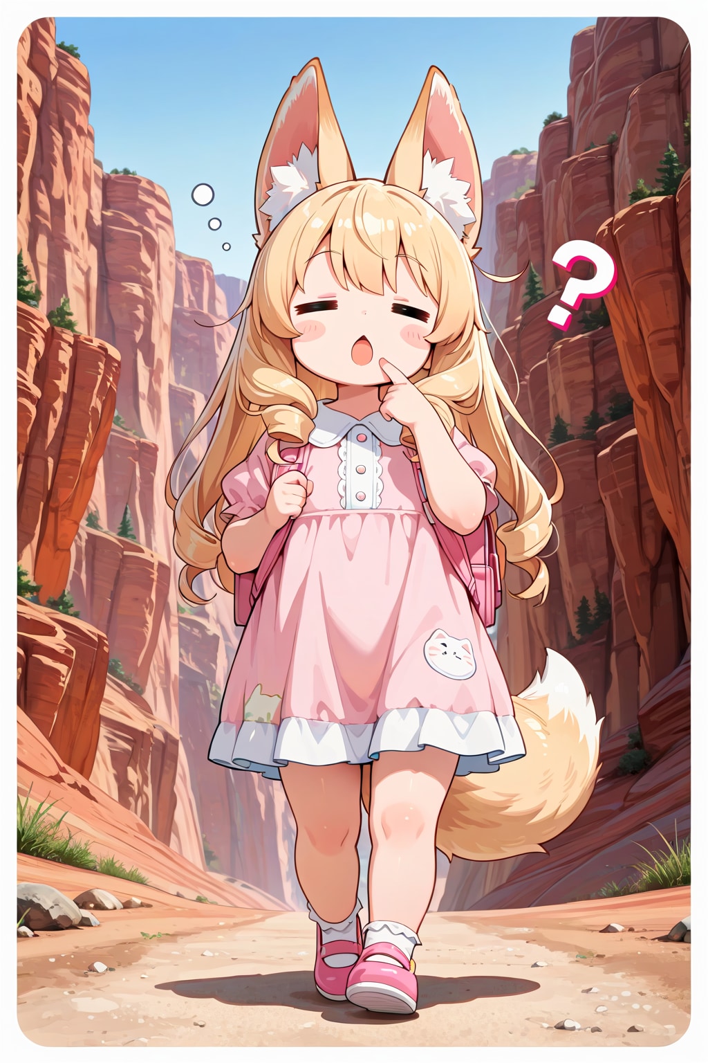 道に迷う幼少期のケモミミゆるふわおねえさん