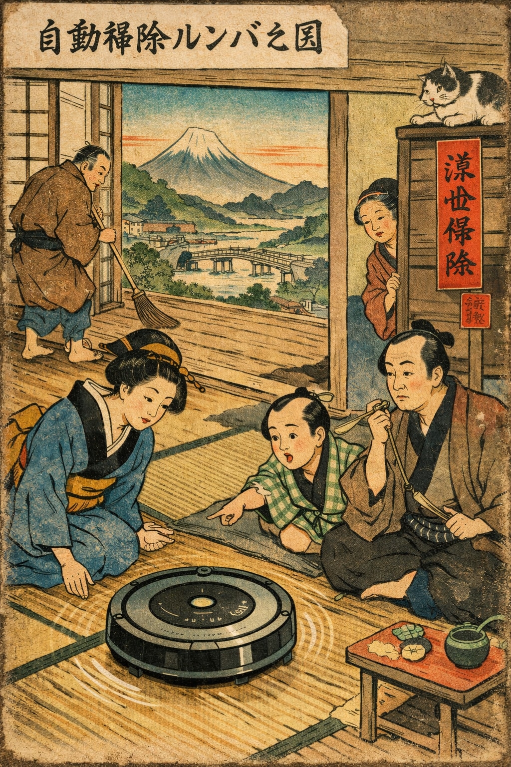 江戸時代にルンバ