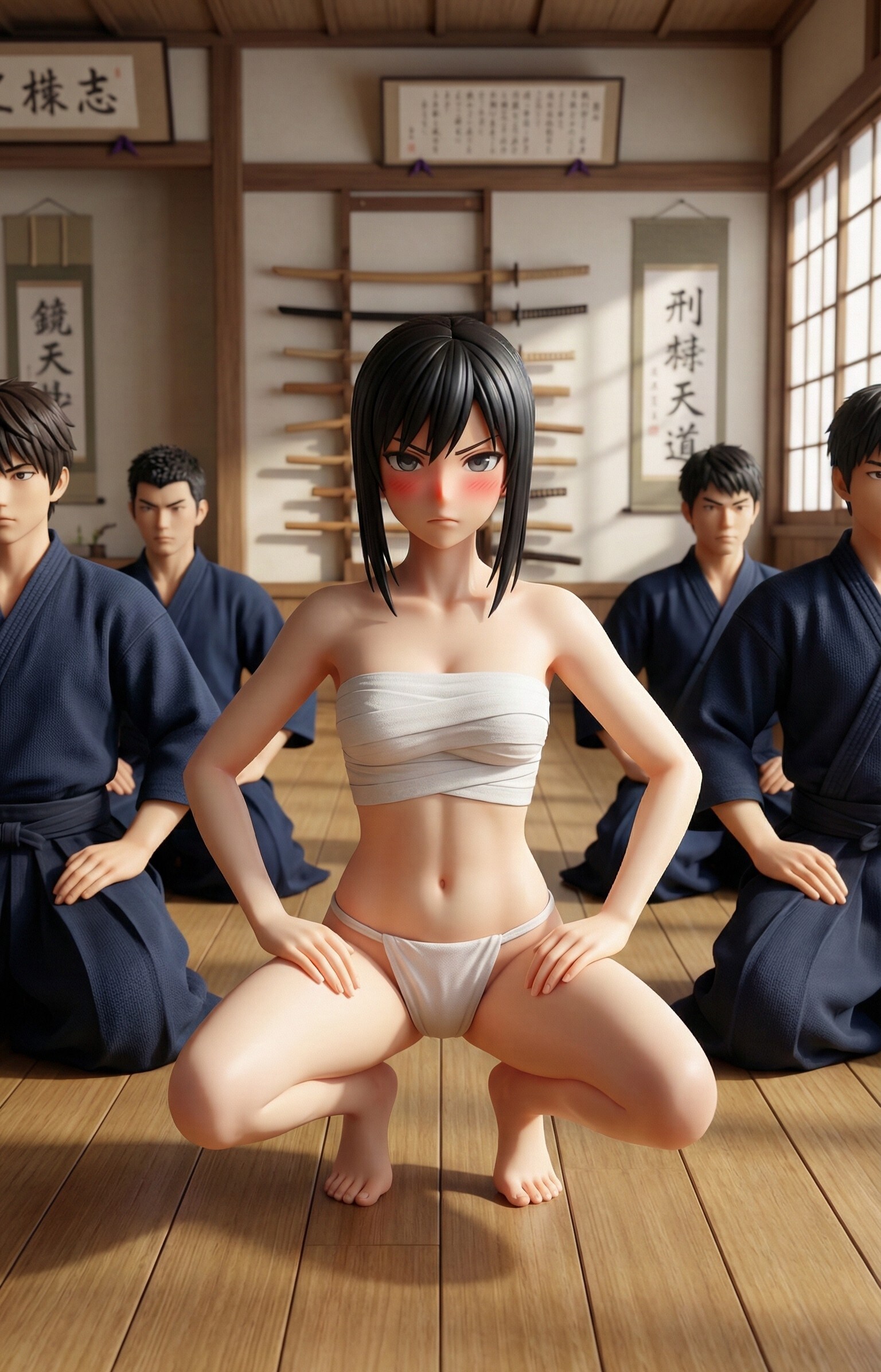 門下生に厳しい師範の娘