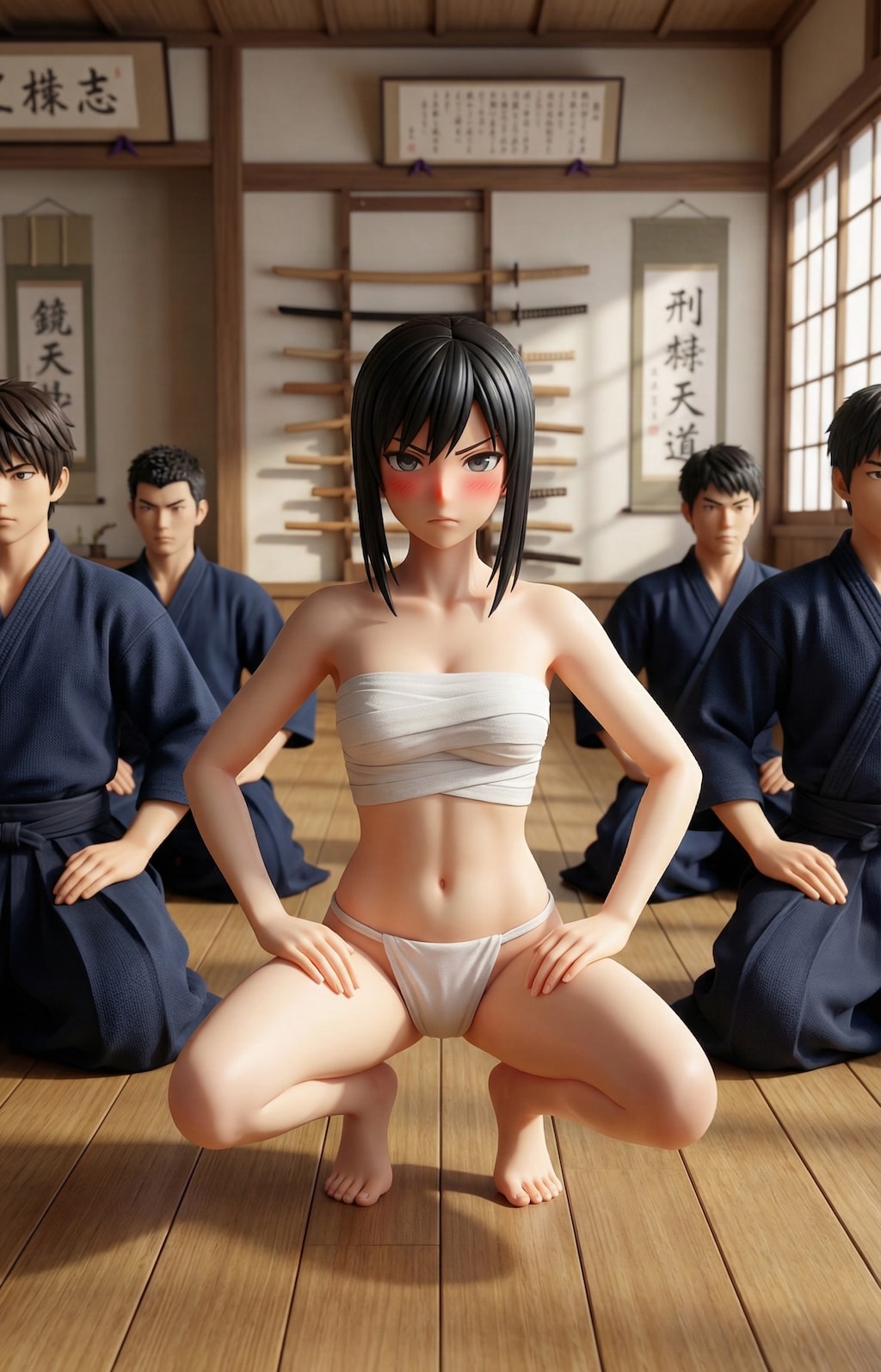 門下生に厳しい師範の娘