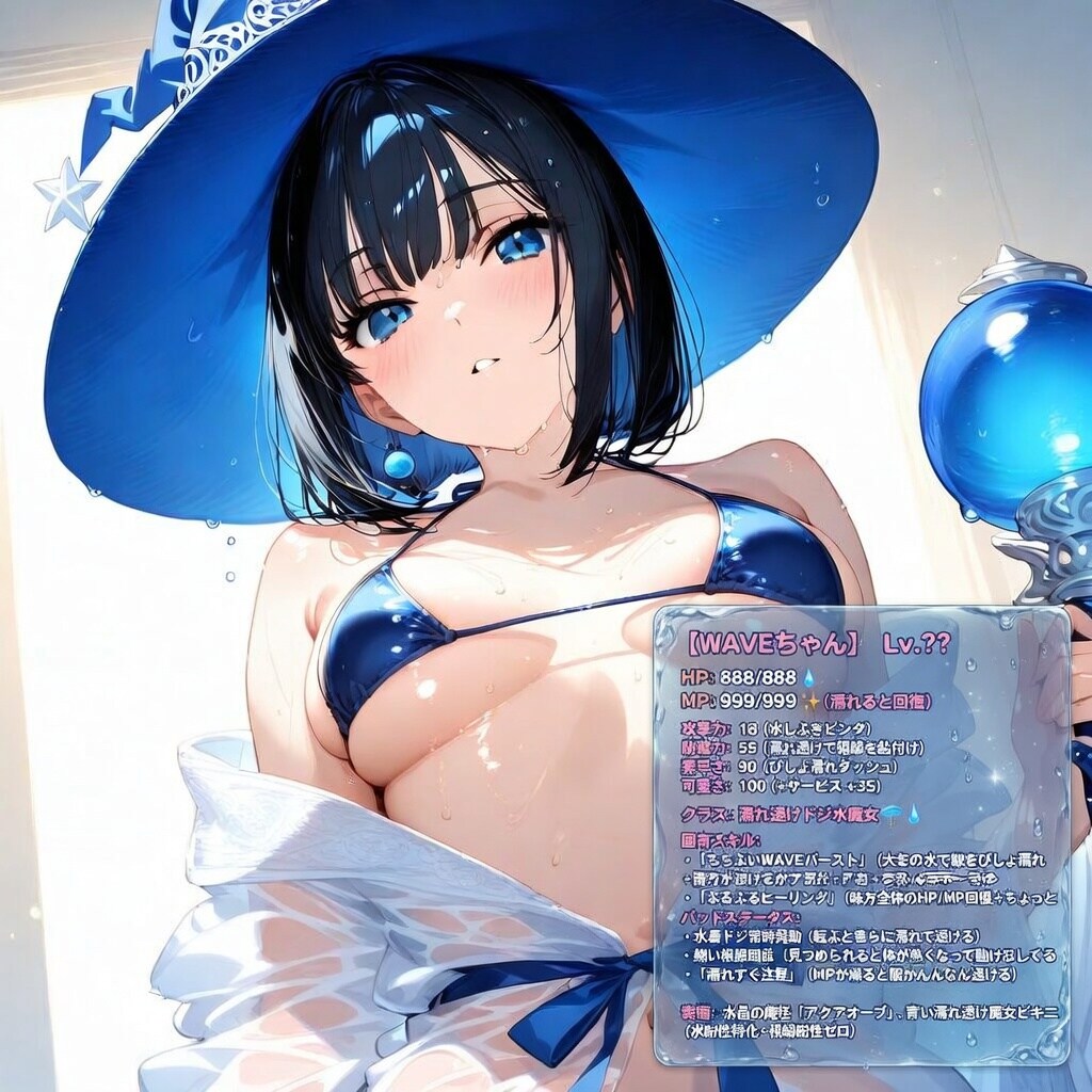 碧玉の魔女WAVE、濡れる官能。