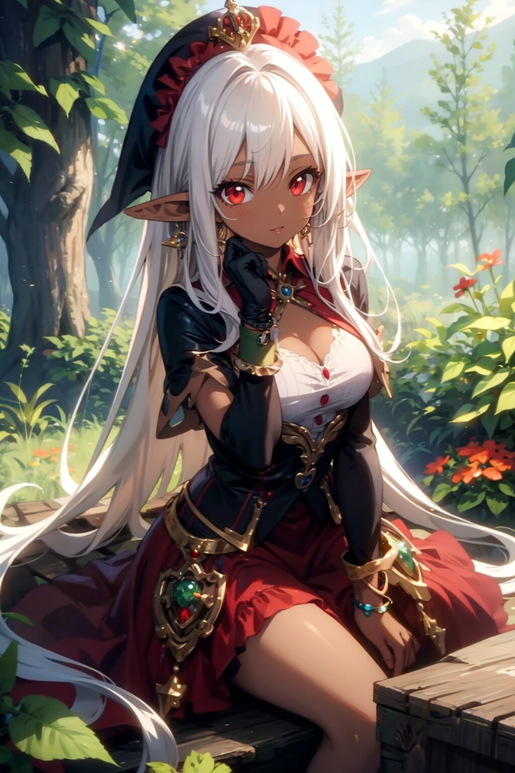 美少女ダークエルフ