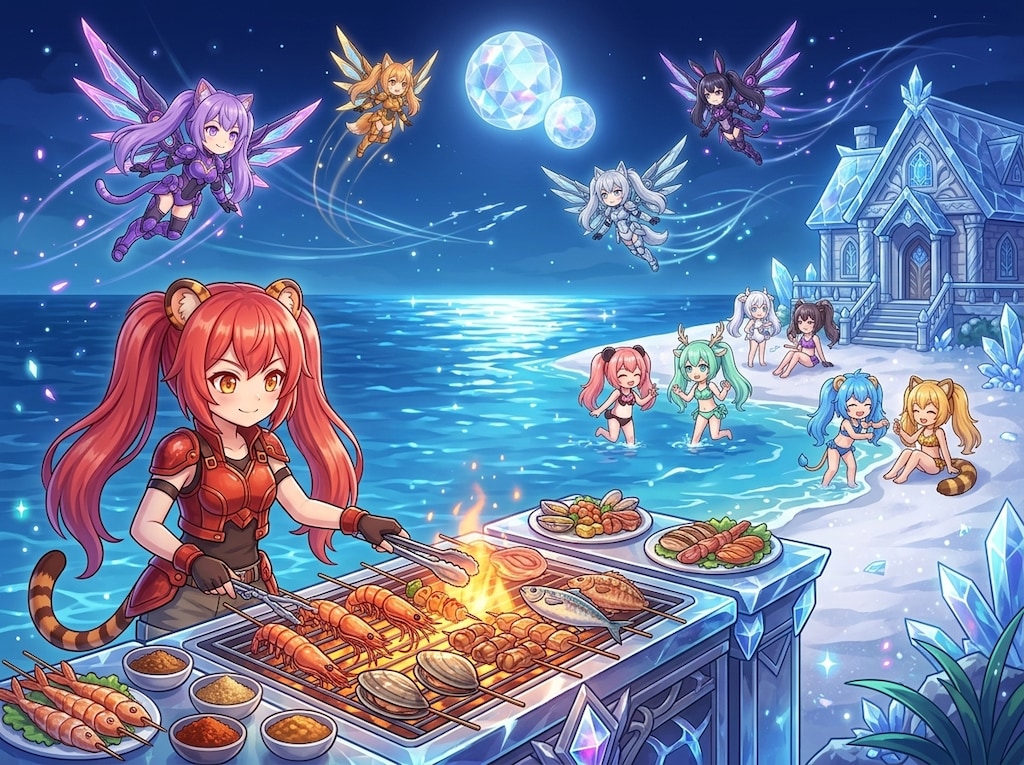 赤ツイ虎。蒼海連邦の青い海