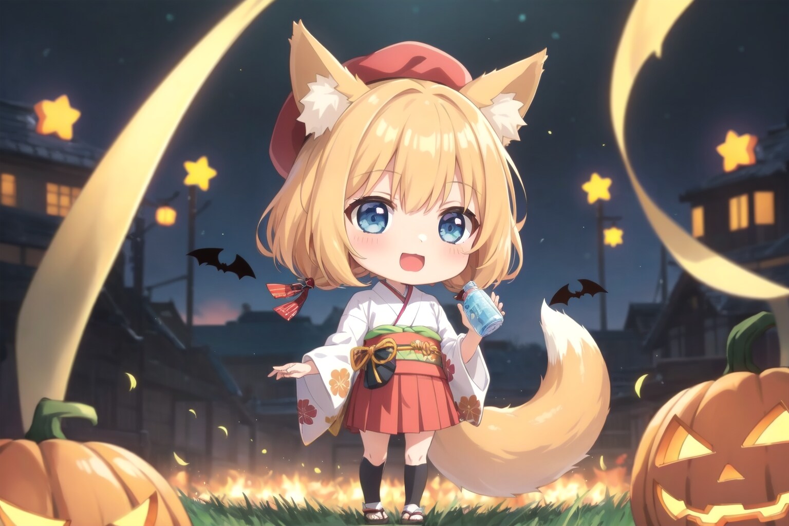 (ハロウィン そ、そ-！、膝下ね-！)。 | の人気AIイラスト・グラビア