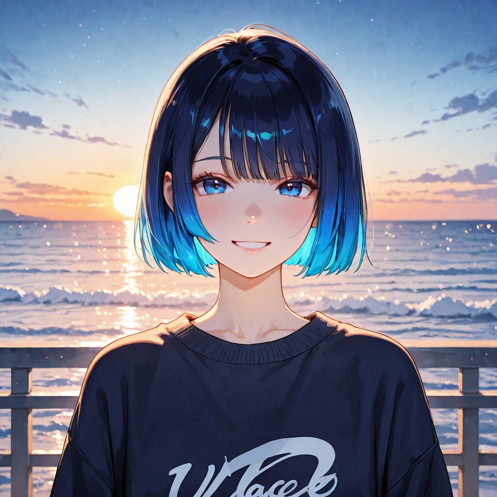 蒼い泡沫、夕凪の卒業 | の人気AIイラスト・グラビア