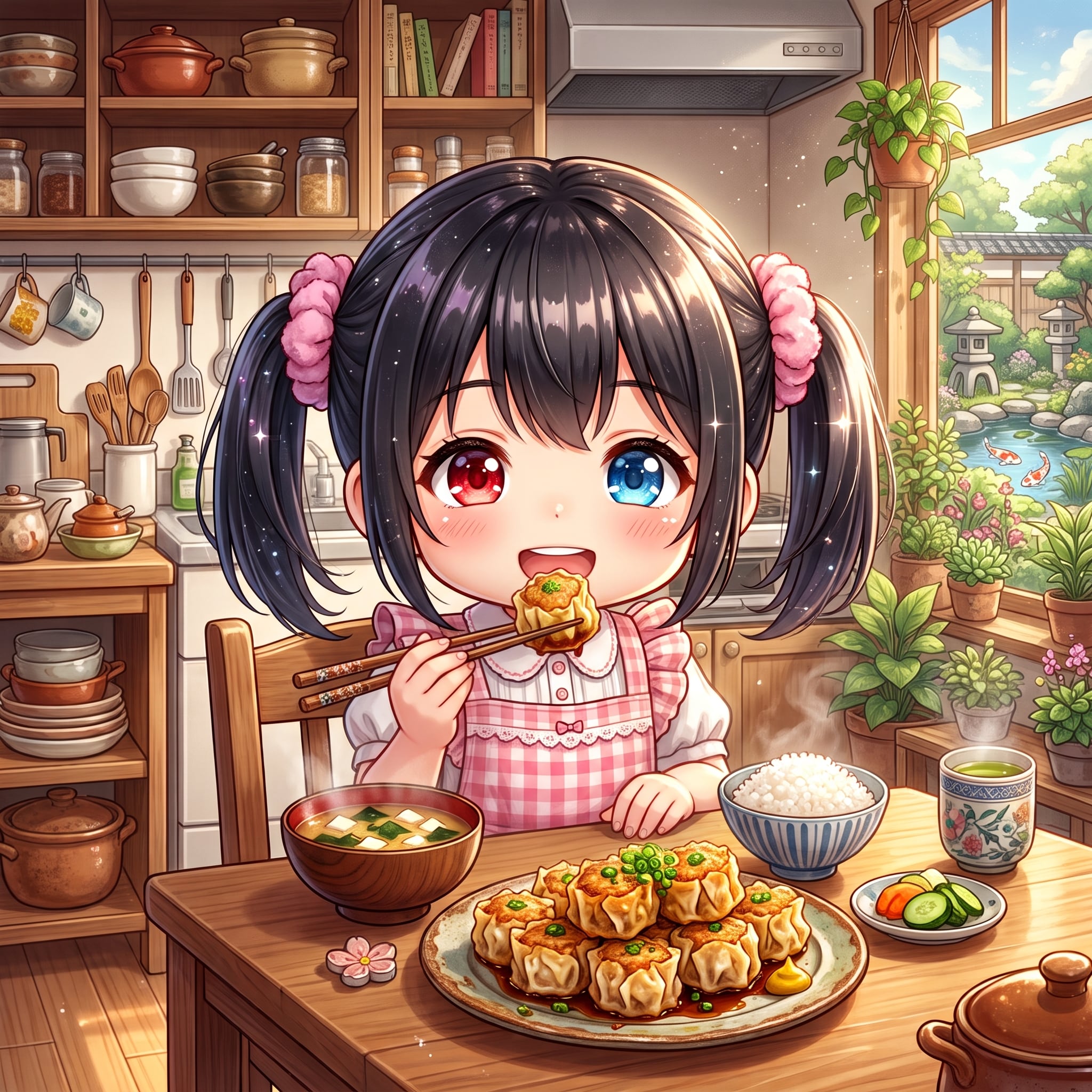 今日のお昼は揚げシュウマイです | の人気AIイラスト・グラビア