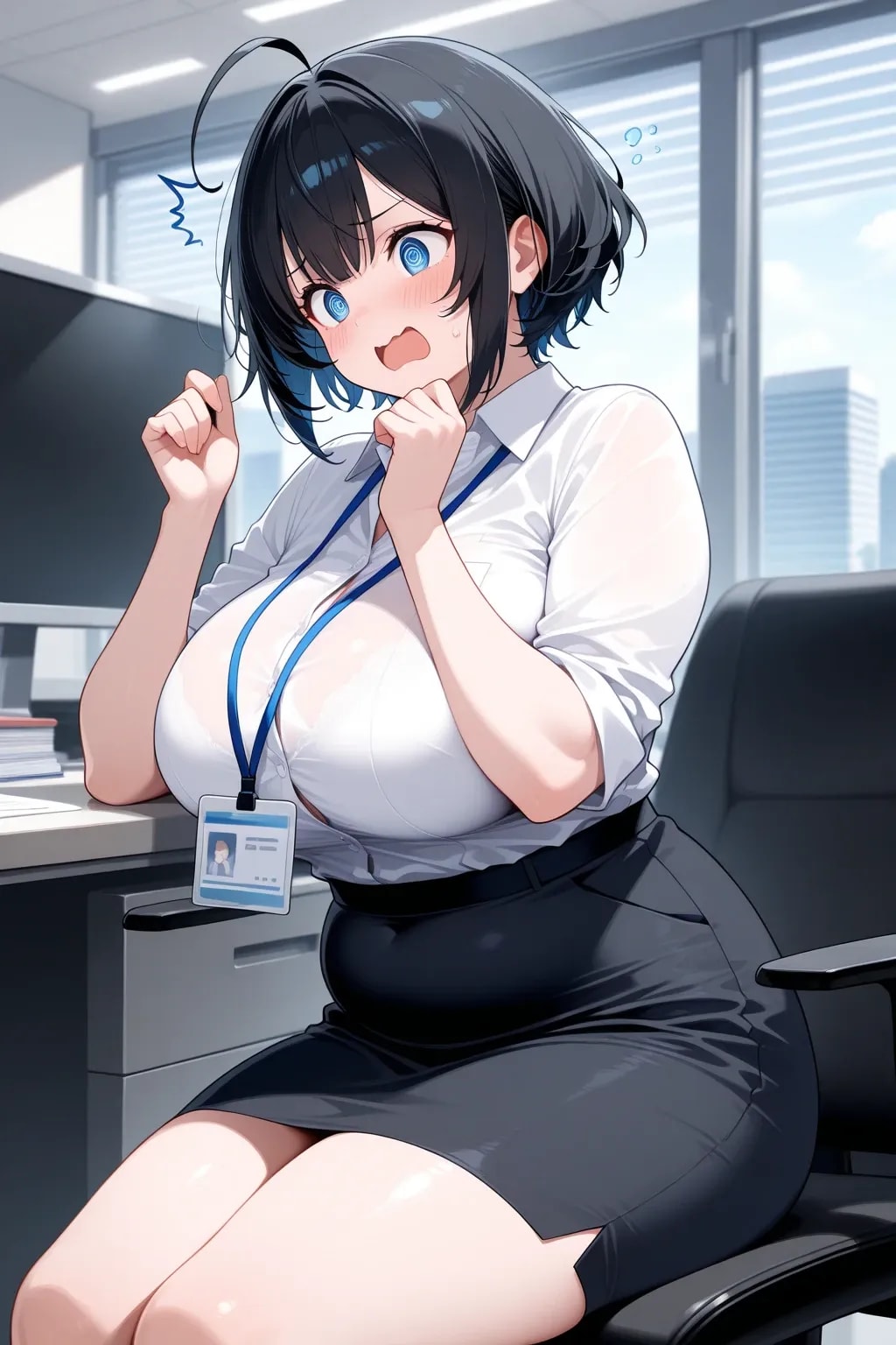 忙しいOLちゃん