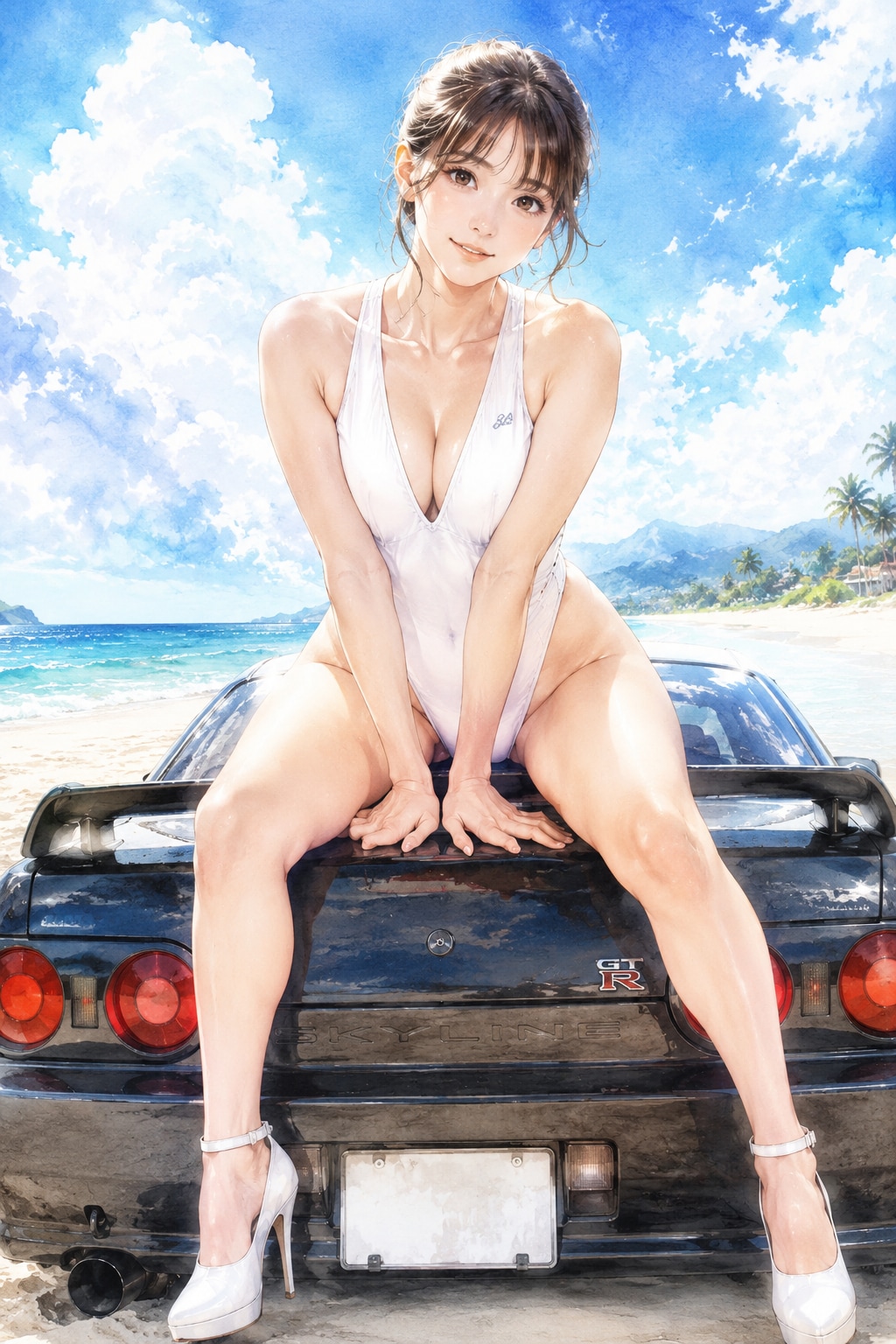 R32スカイラインがある風景