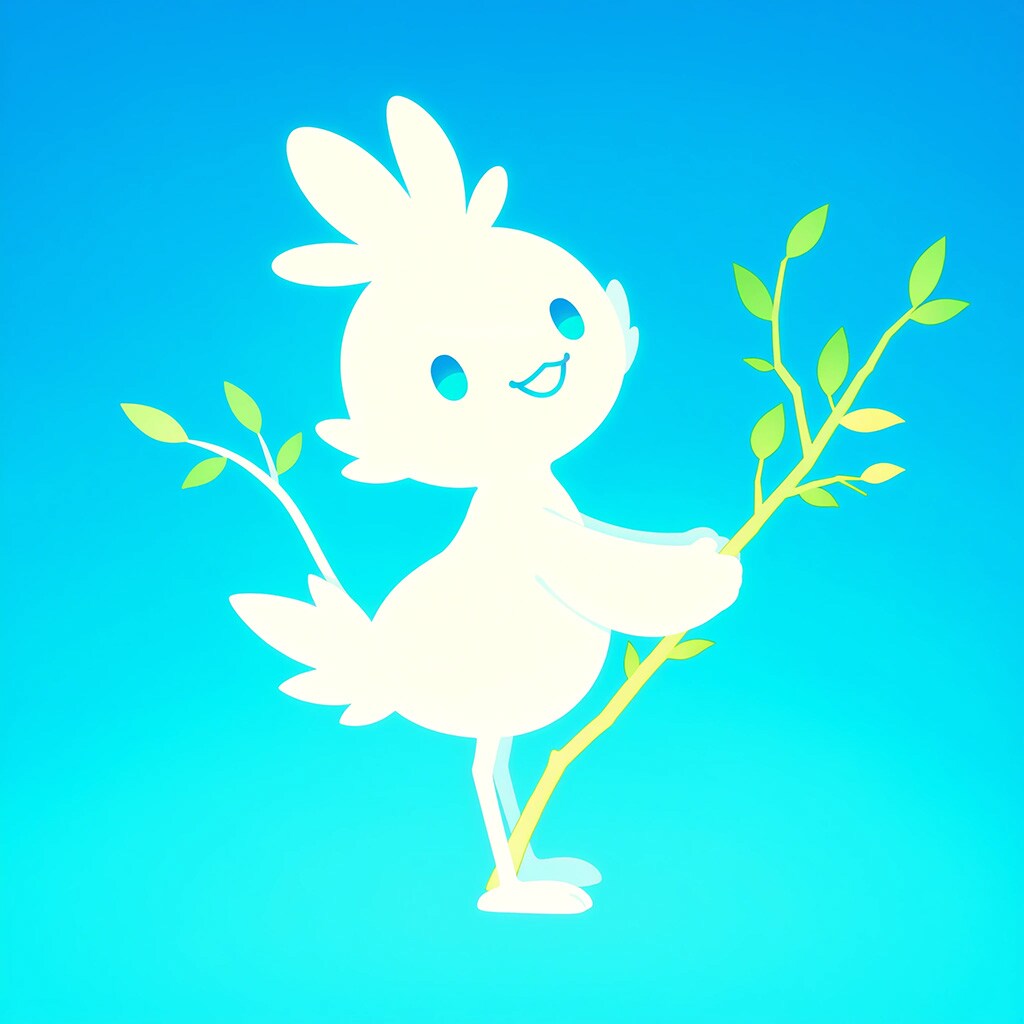 トリのシルエット