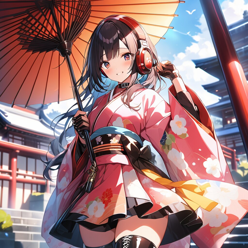 黒髪 | の人気AIイラスト・グラビア