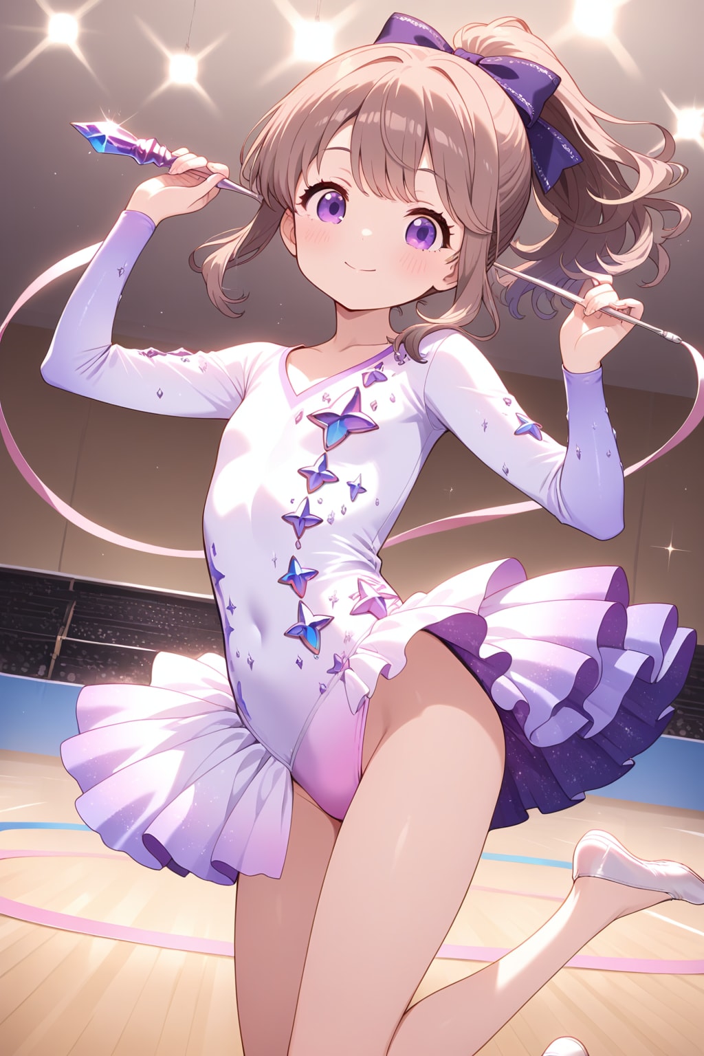 新体操のポニテちゃん