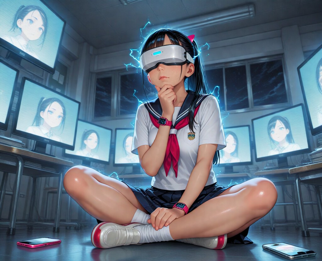 夜部の電脳娘ちゃん