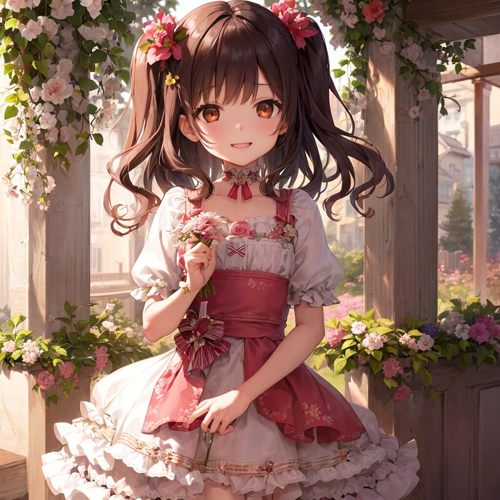 桜色ドレス