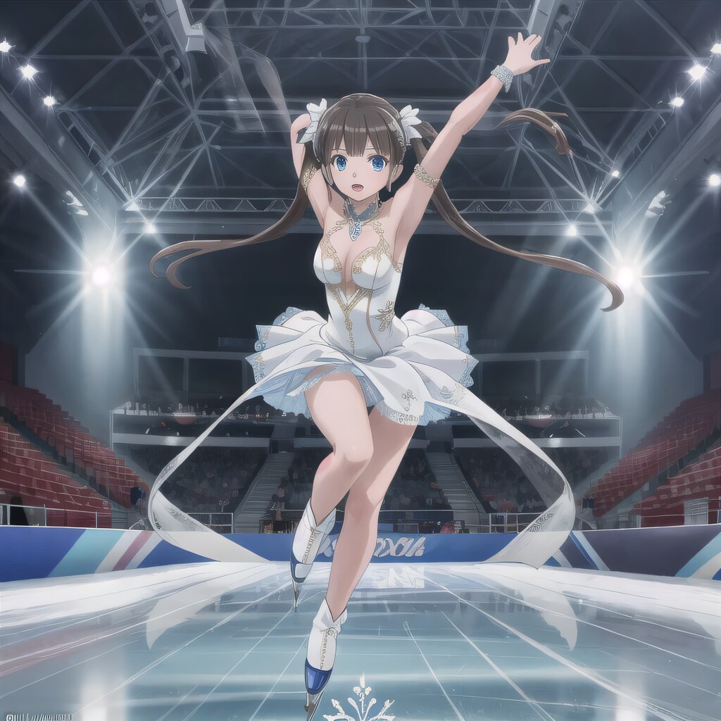 黒髪ツインテでフィギュアの少女２