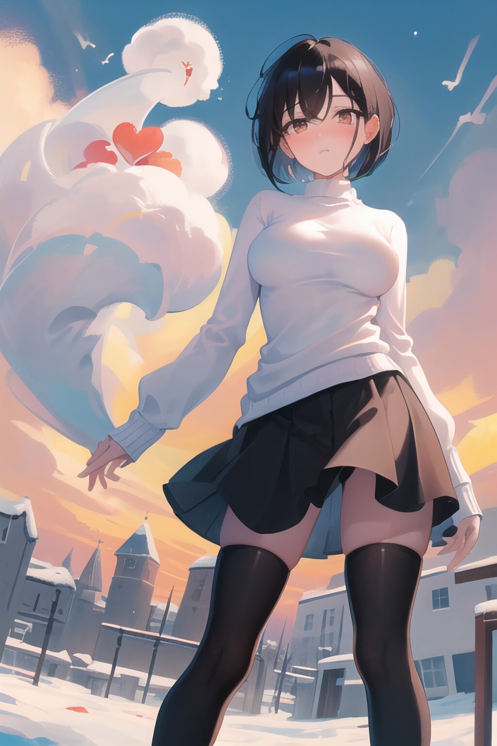 最強の白ニット