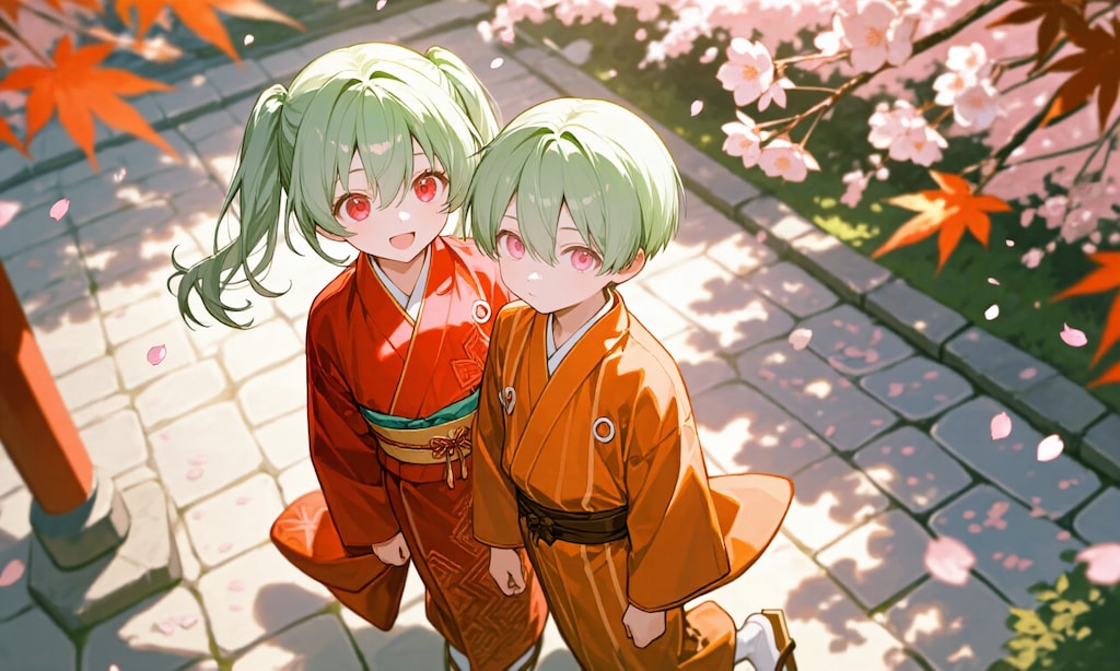 柚ちゃんとみつる君