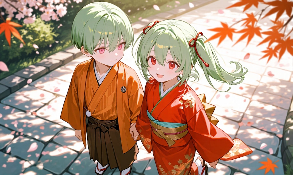 柚ちゃんとみつる君