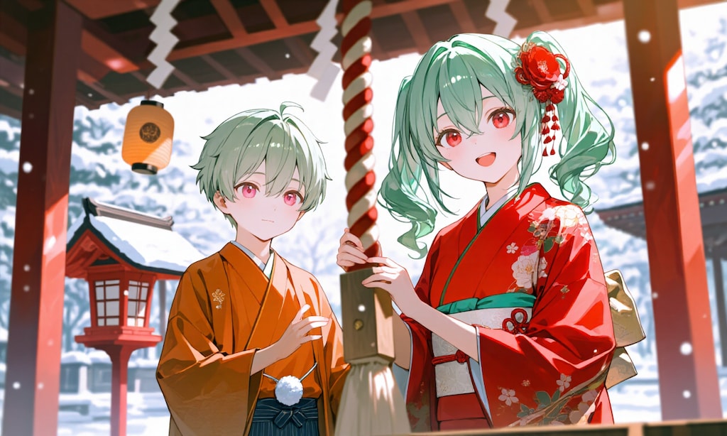 柚ちゃんとみつる君