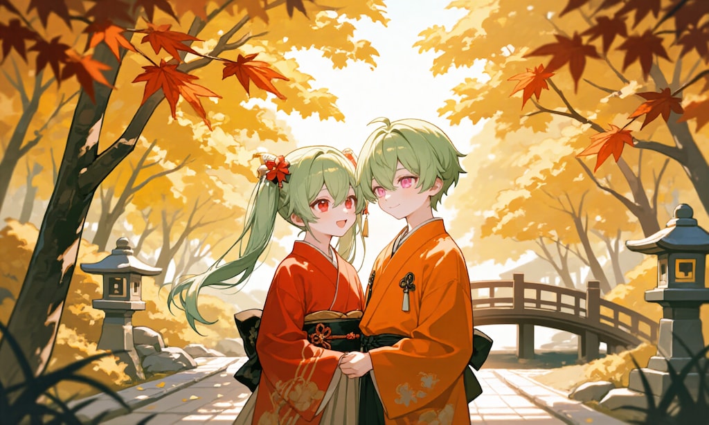 柚ちゃんとみつる君