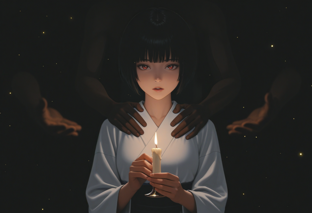 やだなー、こわいなー、と思ったんです。それでね、後から聞いたら、その場所で亡くなった方がいたそうなんです。フッッ、これで私の話は終わりです。