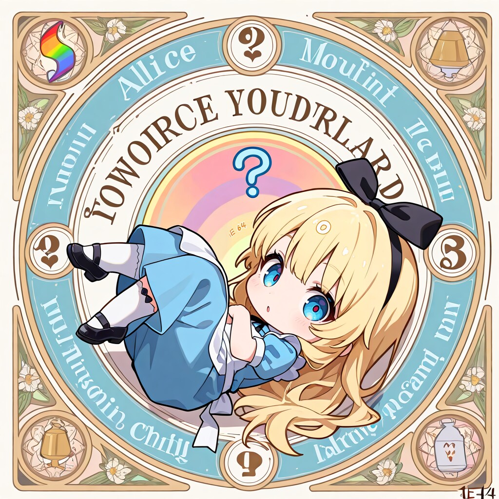 不可思議の国のアリスグミ付属シール（全１２種）