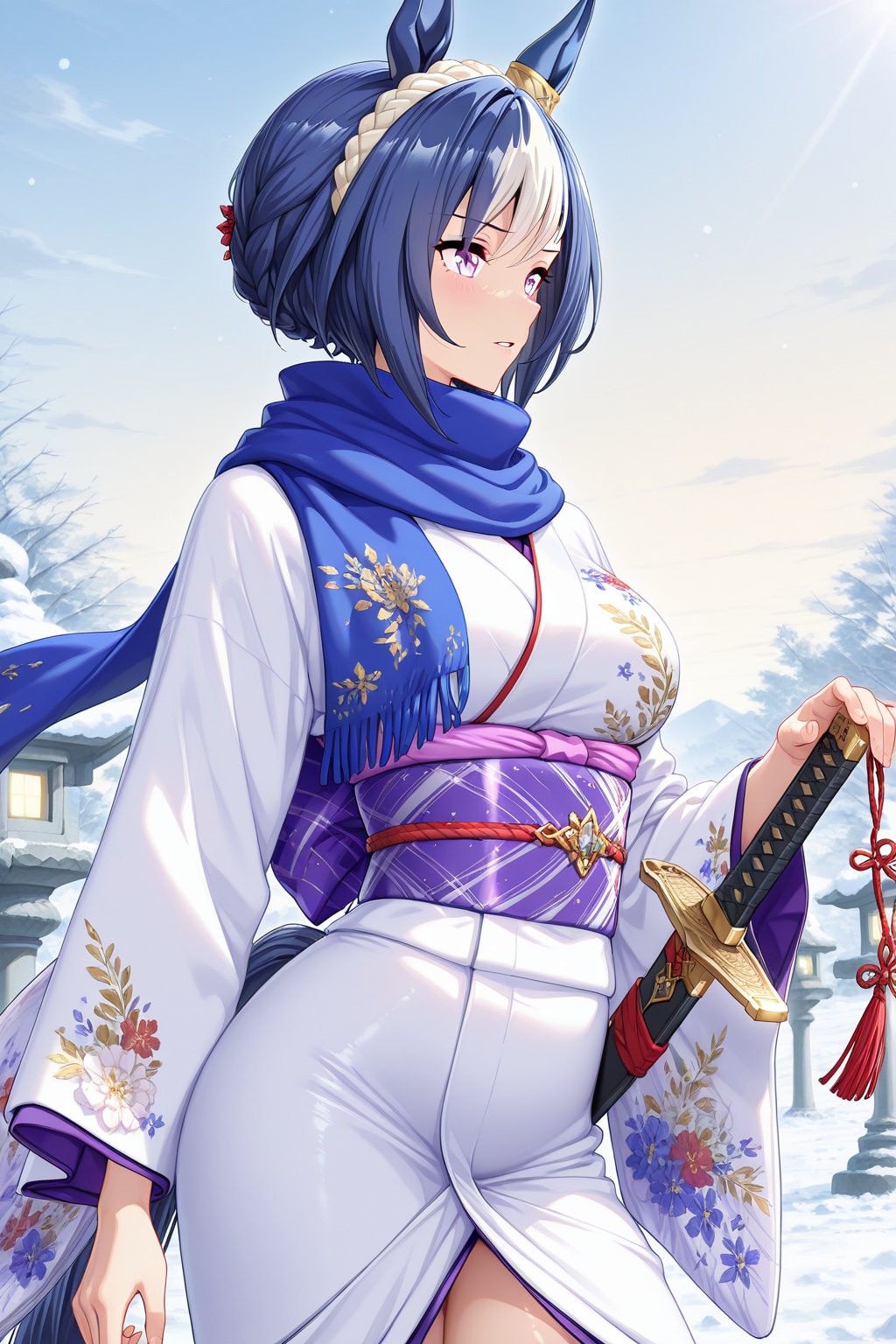 着物シーザリオ(日本刀装備)