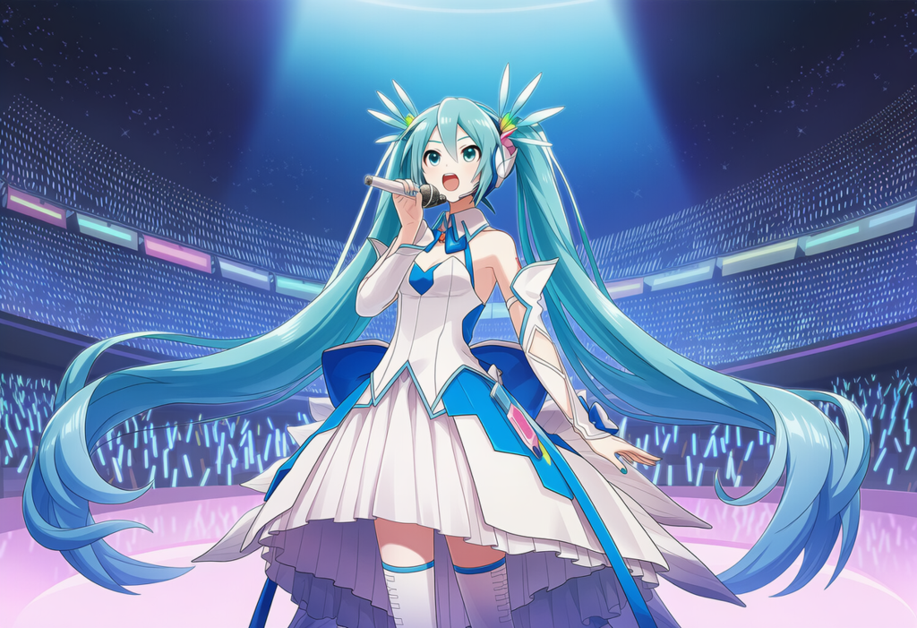 V4,5　ボカロ　ライブ　初音ミク　スピカ