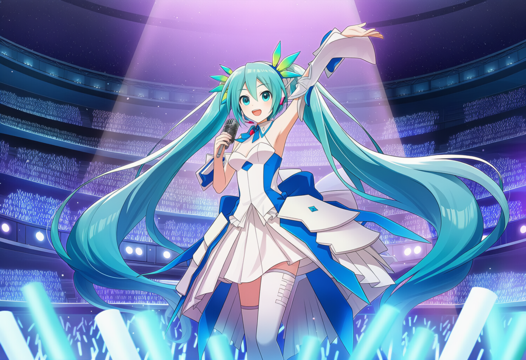 V4,5　ボカロ　ライブ　初音ミク　スピカ