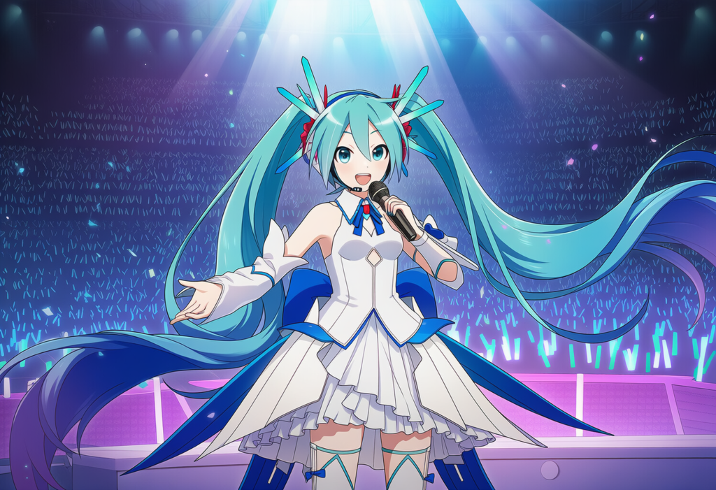 V4,5　ボカロ　ライブ　初音ミク　スピカ